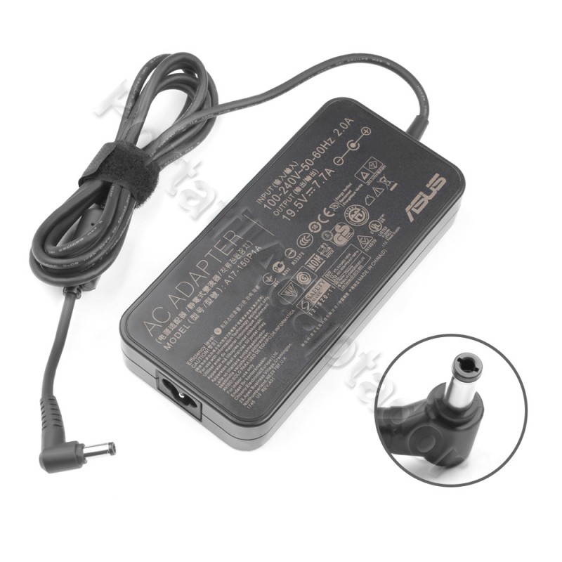 Compatible con cargador ASUS de 150 W A17-150P1A A17150P1A GL503G GL503GE  GL703G GL703GE GL703GS GL703V GL703VD GL703VM GL503VD GL503VM FX504GM G53S