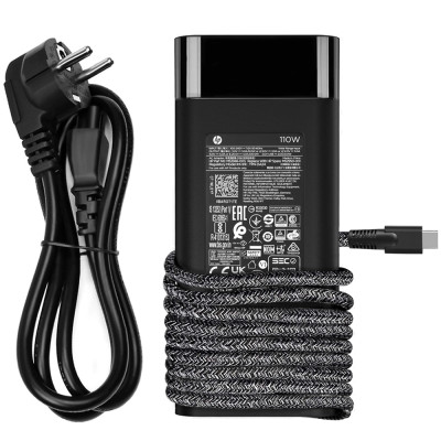 delgado HP N26872-001 USB-C Adaptador 110W