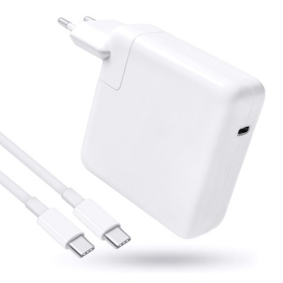 cargador 61w ubs-c por Apple MacBook Pro 13 2019 two Thunderbolt 3 Ports Adaptador